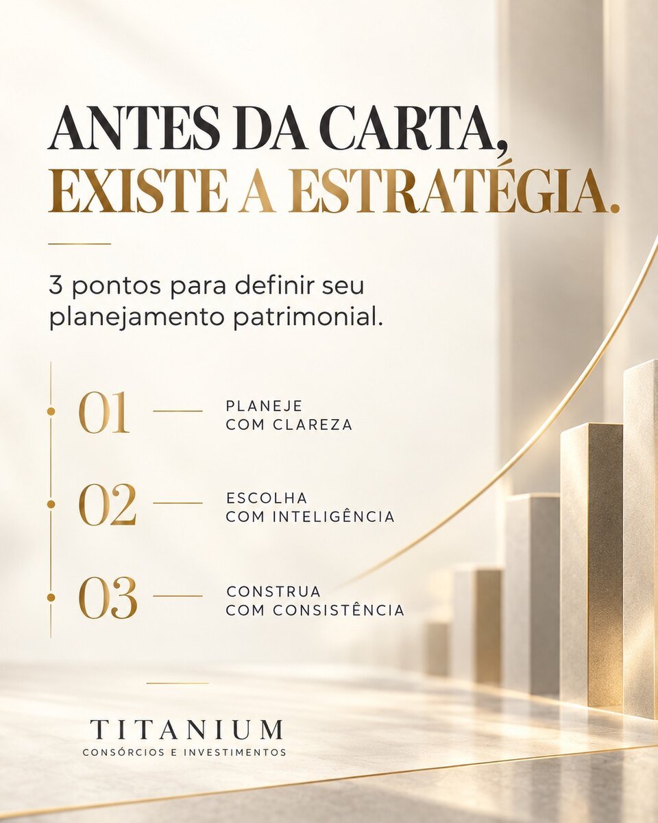 Antes da carta existe a estratégia